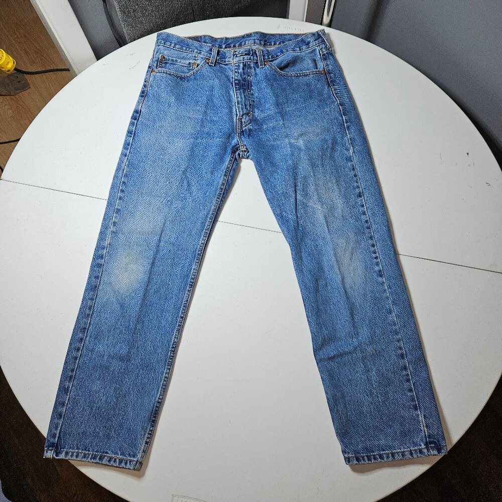 Levi Strauss Men’s 505 36 30 Blue Jeans